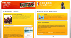 Desktop Screenshot of prodog.de