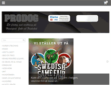 Tablet Screenshot of prodog.nu